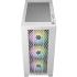 Cooler Master Elite 301 (White) Micro-ATX ARGB Mini Tower Gaming Case – Tempered Glass, Mesh Panel, 3x 120mm ARGB Fans, USB Type-C